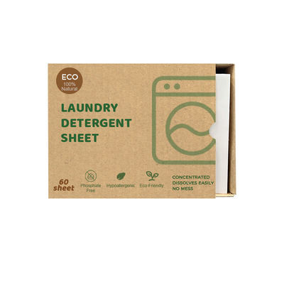 قیمت خوب Eco Friendly Travel Portable Laundry Strips Biodegradable Laundry Detergent Sheet آنلاین