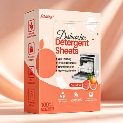 قیمت خوب عمده فروشی ورق های شستشوی ظروف ضد حساسیت زیست تخریب پذیر سازگار با محیط زیست ورق های ماشین ظرفشویی سفارشی آنلاین