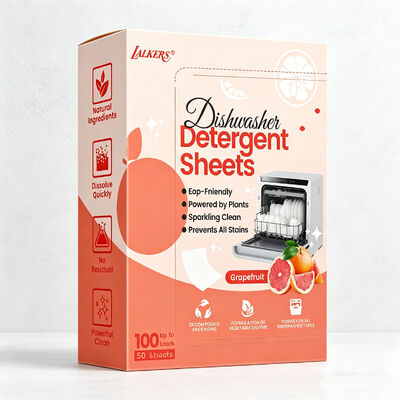 قیمت خوب Eco-Friendly Hypoallergenic Long-Lasting Dish Washing Sheets and Dishwasher Cleaning Sheets آنلاین