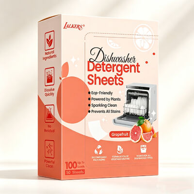 ورق‌های شوینده ماشین ظرفشویی سازگار با محیط زیست، ضد حساسیت و بادوام برای شستشوی ظروف