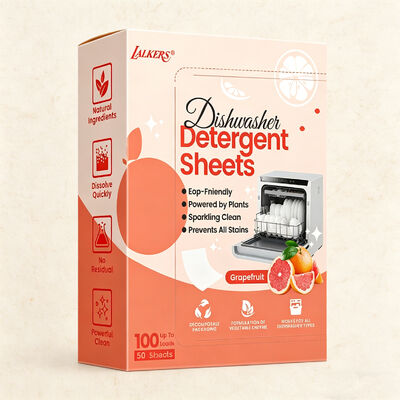 ورق های شوینده ظرفشویی با دوام کم آلرژی برای شستن ظرف بدون تلاش