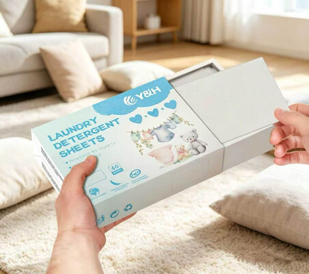 ورق‌های شوینده لباس دوستدار محیط زیست با قدرت پاک‌کنندگی قوی و رایحه قابل تنظیم